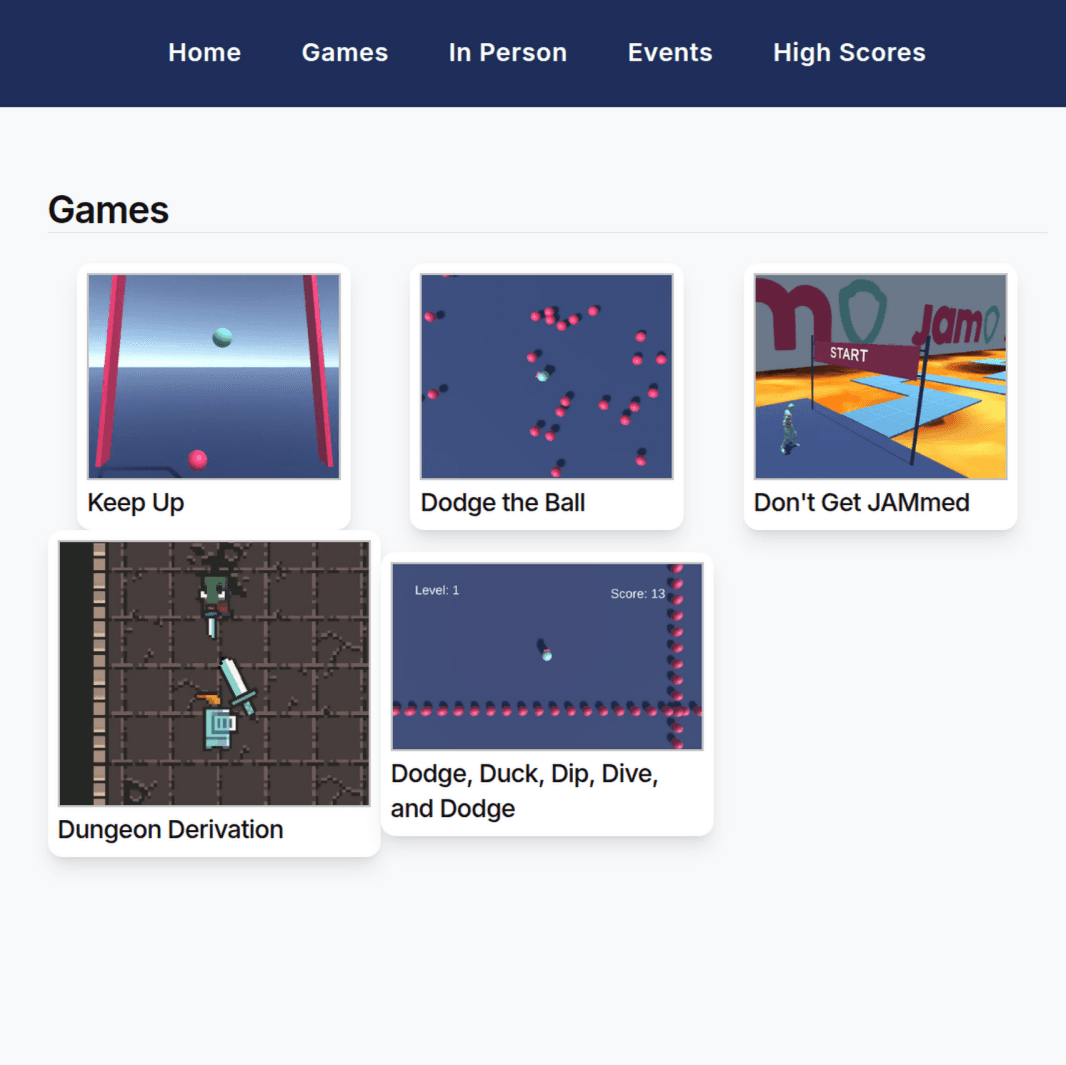 Jam-a-thon games list